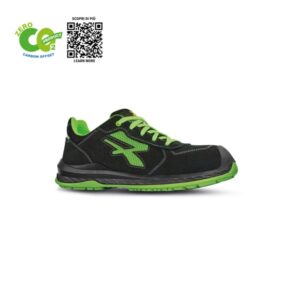 upower canyon uk s esd calzado de seguridad ecologicos talla 43 proteccion s1ps fo sr, comodidad maxima color negro/verde