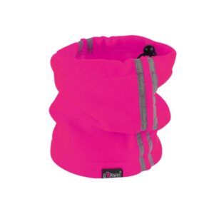 upower calentador de cuello braga de cuello con reguladores talla unica logotipo bordado, material 100% poliester, durabilidad y estilo color rosa fluorescente