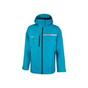 upower tutendo chubasquero impermeable con grafeno talla xl termorregulador, bacteriostatico, costuras termoselladas, capucha ajustable, detalles reflectantes, multiples bolsillos color verde aguamarina