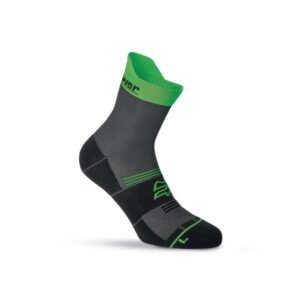 upower chipper calcetines de trabajo talla m comodidad y frescura, tejido coolmax, confeccion ergonomica, costuras planas, bandas de soporte, refuerzos antidesgaste color verde fluorescente
