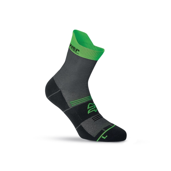 upower chipper calcetines de trabajo talla s comodidad y frescura, tejido coolmax, confeccion ergonomica, costuras planas, refuerzos antidesgaste, larga vida util color verde fluorescente