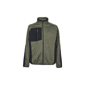 upower hull sudadera polar talla 5xl cremallera zip, proteccion contra el frio color verde oscuro