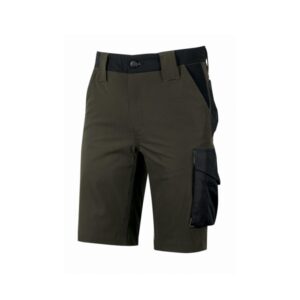 upower mercury pantalon corto alta calidad talla 3xl repelente al agua, transpirable, secado rapido, multiples bolsillos, cintura elastica, proteccion dpi1 color verde oscuro