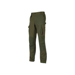 upower trek pantalones tecnicos cargo talla l repelentes a liquidos, transpirables, secado rapido, multiples bolsillos, refuerzos resistentes, detalles reflectantes color verde oscuro