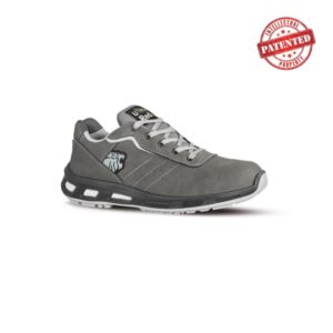 upower ring s esd calzado de seguridad bajos talla 43 cuero nubuck, puntera de aluminio, suela pu, hidrofugos, antiarrugas, antideslizantes, proteccion s3s ci fo sr color gris