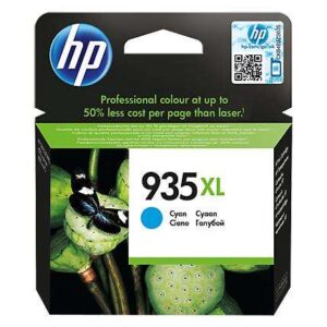 hp 935xl cyan cartucho de tinta original c2p24ae