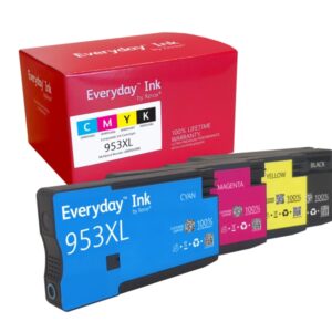 xerox everyday hp 953xl pack de 4 cartuchos de tinta remanufacturados reemplaza l0s70ae/f6u16ae/f6u17ae/f6u18ae/l0s58ae/f6u12ae/f6u13ae/f6u14ae (chip reforzado contra actualizaciones)