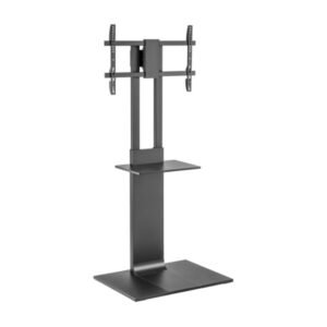 aisens soporte de suelo para tv 37” 86” acero alta resistencia bandeja vesa maximo 600x400mm carga maxima 50kg color negro