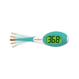 thomson jumbo digital termometro punta flexible aviso acustico color verde