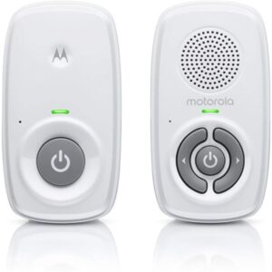 motorola nursery am21 vigilabebes de audio alcance hasta 300m en exterior y 50m en interior conexion dect color blanco