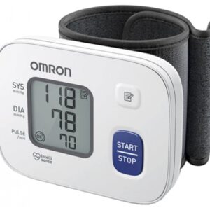 omron rs2 tensiometro de muñeca deteccion latido arritmico intellisense deteccion hipertension memoria 30 lecturas color blanco