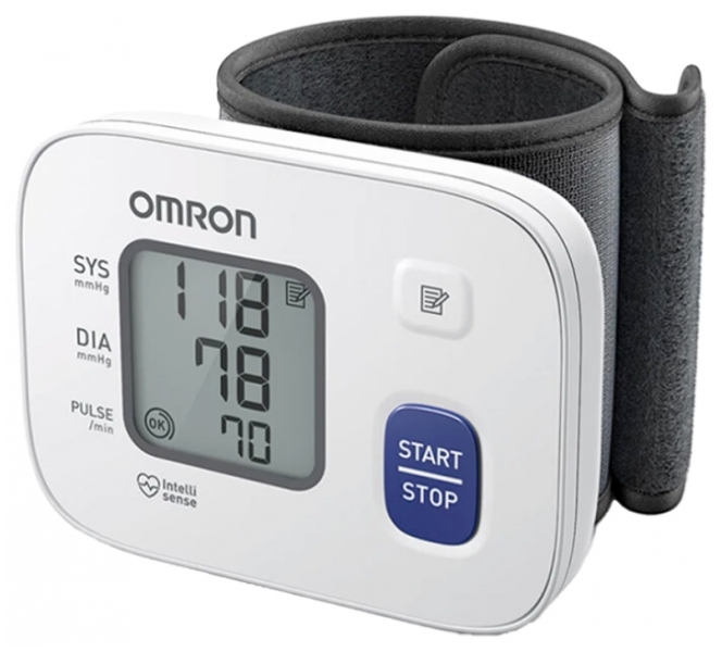 omron rs2 tensiometro de muñeca deteccion latido arritmico intellisense deteccion hipertension memoria 30 lecturas color blanco