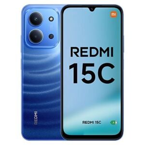 xiaomi redmi 15c smartphone pantalla 6.9" 4gb 128gb camara principal 50mp bateria 6000mah color azul