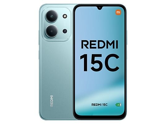 xiaomi redmi 15c smartphone pantalla 6.9" 4gb 128gb camara principal 50mp bateria 6000mah color verde