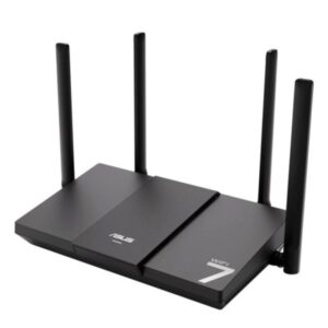 asus rt be50 router wifi 7 dual band be3600 aimesh ofdma velocidad hasta 2882mbps en 5ghz 4 puertos 4 antenas color negro