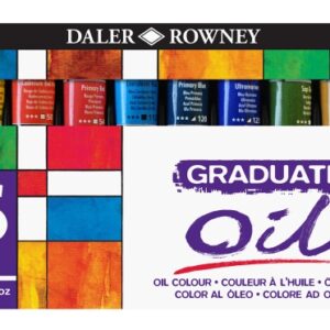 daler rowney graduate pack de 36 pinturas al oleo tubos de aluminio 22ml colores surtidos