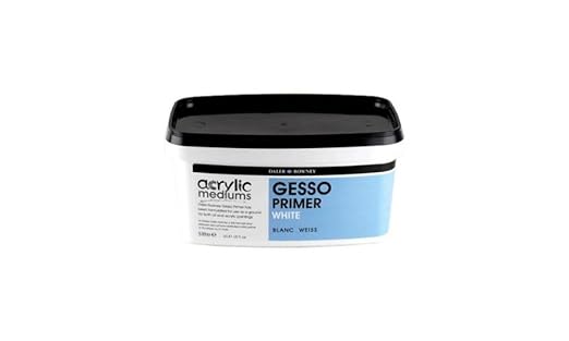daler rowney graduate gesso imprimacion bote de plastico 5l color blanco