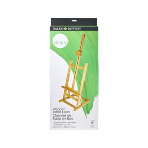 daler rowney simply caballete de mesa de madera altura de lienzo de 55cm