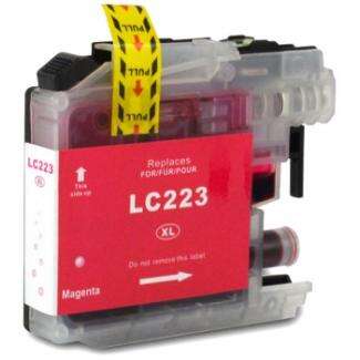 brother lc223/lc221 magenta cartucho de tinta generico reemplaza lc223m/lc221m