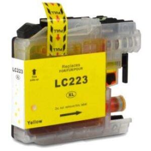 brother lc223/lc221 amarillo cartucho de tinta generico reemplaza lc223y/lc221y