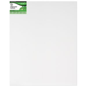 daler rowney simply bastidor entelado 80x100cm imprimacion triple grano medio 100% algodon sin acido 250g color blanco