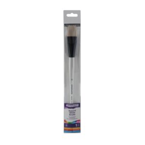 daler rowney graduate pincel para oleo pelo de cerda natural mango largo bright n°14