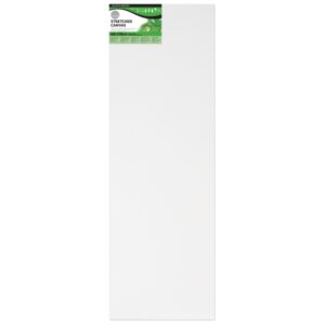 daler rowney simply bastidor entelado 40x120cm imprimacion triple grano medio 100% algodon sin acido 250g color blanco