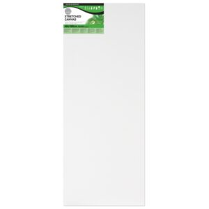 daler rowney simply bastidor entelado 40x100cm imprimacion triple grano medio 100% algodon sin acido 250g color blanco