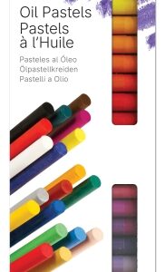 daler rowney simply pack de 50 pasteles al oleo caja de carton colores surtidos