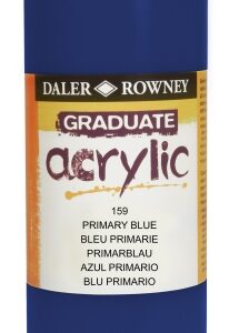 daler rowney graduate pintura acrilica botella de plastico 500ml color azul primario