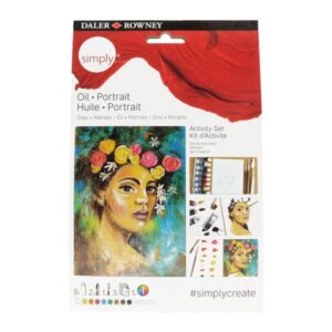 daler rowney simply activity pack de 16 piezas pìntura al oleo tematica retrato colores surtidos
