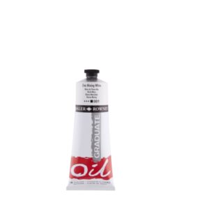 daler rowney graduate pintura al oleo tubo de aluminio 220ml color blanco zinc de mezcla