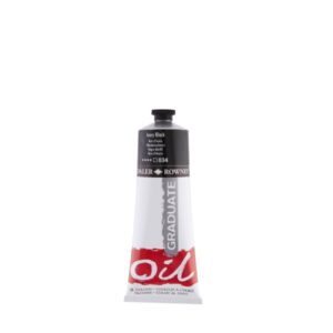 daler rowney graduate pintura al oleo tubo de aluminio 220ml color negro marfil