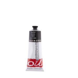 daler rowney graduate pintura al oleo tubo de aluminio 220ml color negro lampara