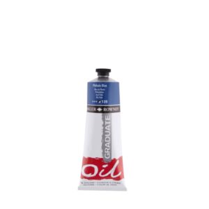 daler rowney graduate pintura al oleo tubo de aluminio 220ml color azul ftalo
