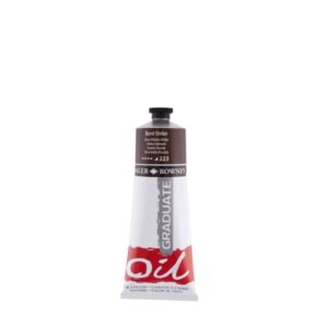 daler rowney graduate pintura al oleo tubo de aluminio 220ml color sombra tostada