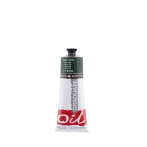 daler rowney graduate pintura al oleo tubo de aluminio 220ml color verde hooker