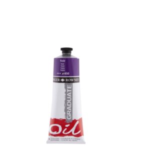daler rowney graduate pintura al oleo tubo de aluminio 220ml color violeta
