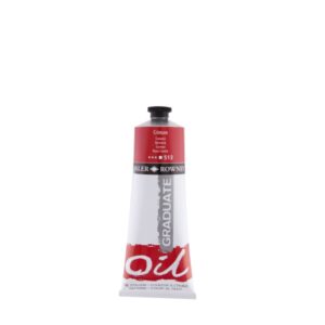 daler rowney graduate pintura al oleo tubo de aluminio 220ml color carmesi