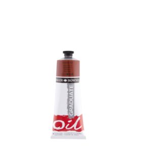 daler rowney graduate pintura al oleo tubo de aluminio 220ml color rojo veneciano