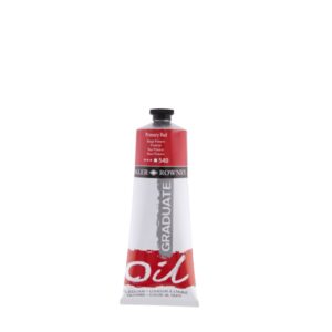 daler rowney graduate pintura al oleo tubo de aluminio 220ml color rojo primario