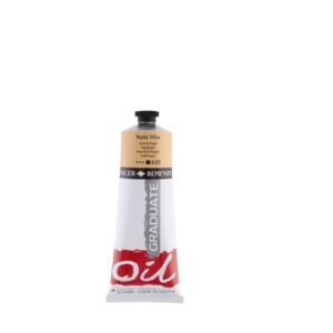 daler rowney graduate pintura al oleo tubo de aluminio 220ml color amarillo de napoles