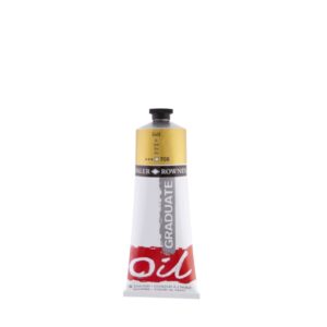 daler rowney graduate pintura al oleo tubo de aluminio 220ml color dorado