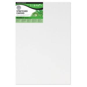 daler rowney simply bastidor entelado 40x60cm imprimacion triple grano medio 100% algodon sin acido 250g color blanco