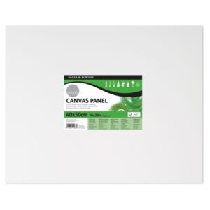 daler rowney simply carton entelado 250g 40x50cm imprimacion triple grano medio 100% algodon sin acido 250g color blanco