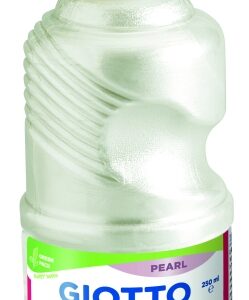 giotto extra quality pearl tempera 250ml lispa para el uso botella bio pet color blanco