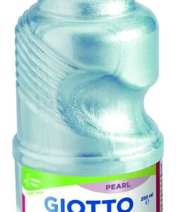 giotto extra quality pearl tempera 250ml lispa para el uso botella bio pet color cyan