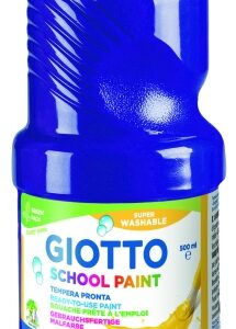 giotto school paint tempera 500ml lista para el uso super lavable botella bio pet color violeta