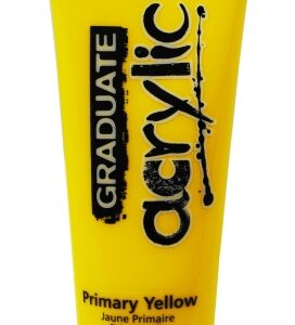 daler rowney graduate pintura acrilica tubo de plastico 120ml color amarillo primario