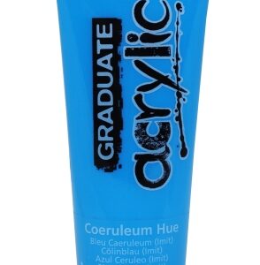 daler rowney graduate pintura acrilica tubo de plastico 120ml color azul ceruleo